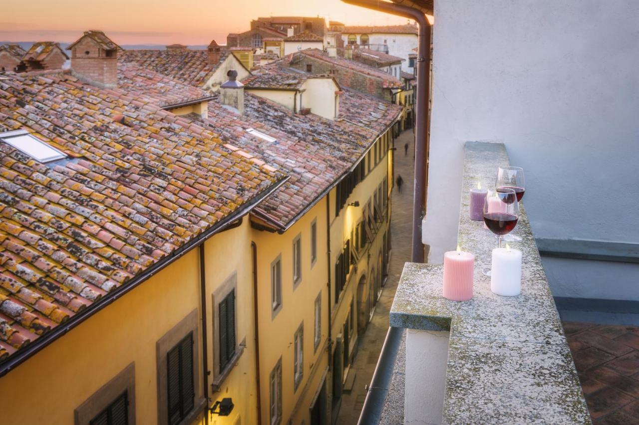 Terrazza Silena, Centro Storico Con Vista Cortona! Apartman Kültér fotó