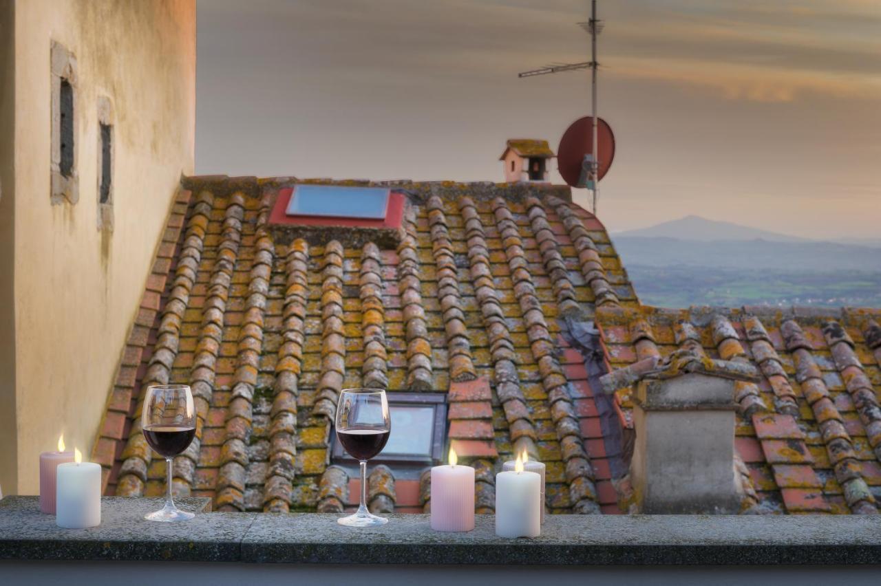 Terrazza Silena, Centro Storico Con Vista Cortona! Apartman Kültér fotó