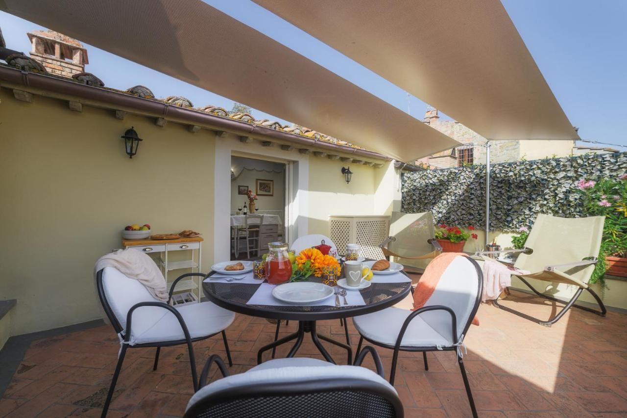 Terrazza Silena, Centro Storico Con Vista Cortona! Apartman Kültér fotó